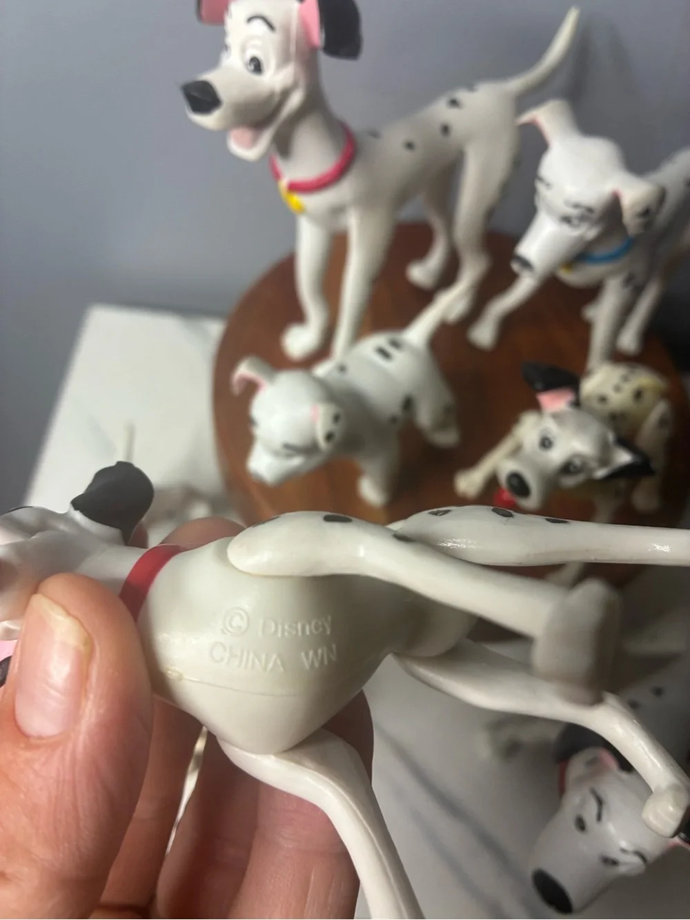 Disney 101 Dalmatians Figure Lot of 11 Pongo, Perdita, Puppies & Cruella